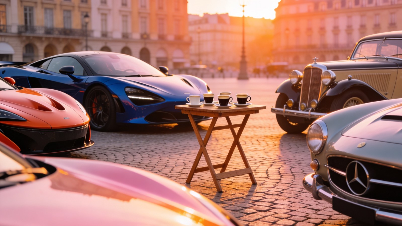 Hero événements automobiles — Cars & Coffee
